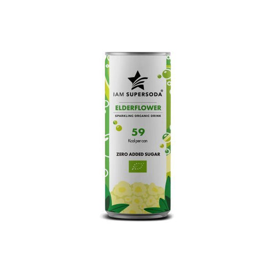 IAM SUPERSODA - ELDERFLOWER - 250ml