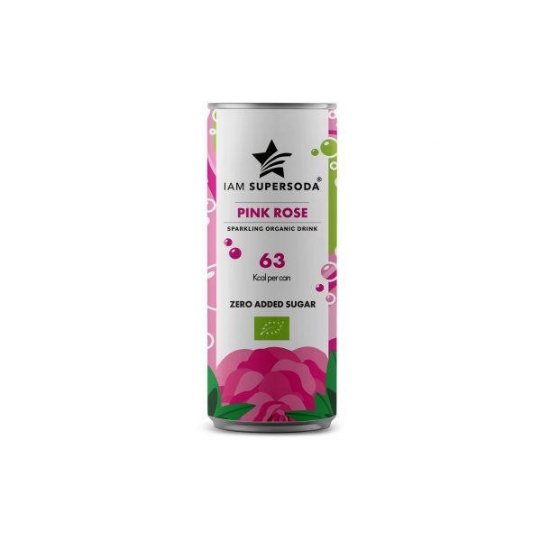 IAM SUPERSODA - PINK ROSE - 250ml