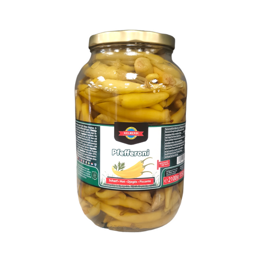 KELMENDI - PIMENTS PFEFFERONI - 2100g