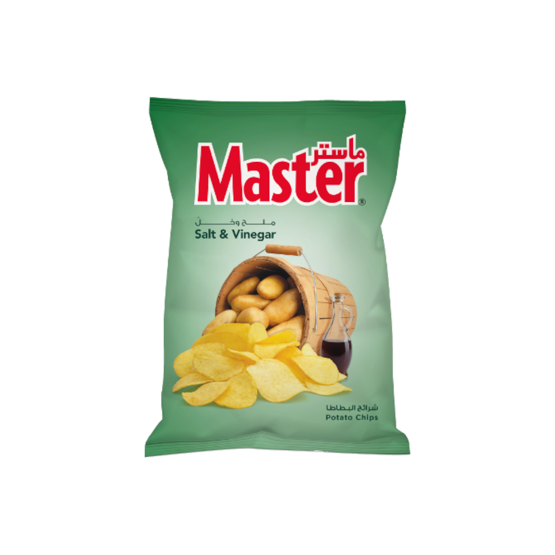 MASTER CHIPS - CHIPS SEL ET VINAIGRE - 120g