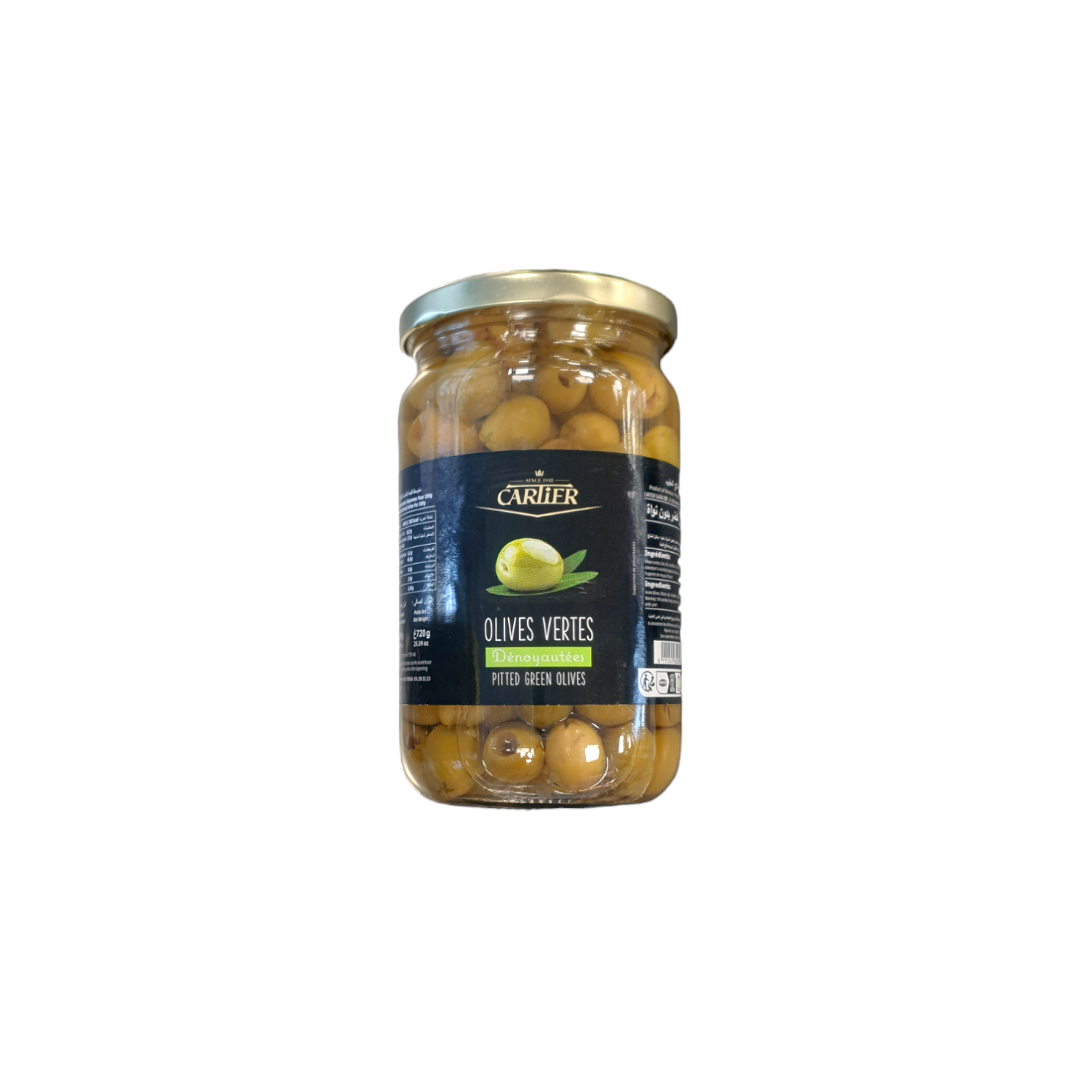 CARTIER - OLIVES VERTES DÉNOYAUTÉES - 720g