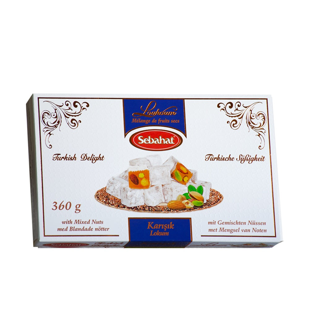 SEBAHAT - LOUKOUM MÉLANGE FRUITS SECS - 360g