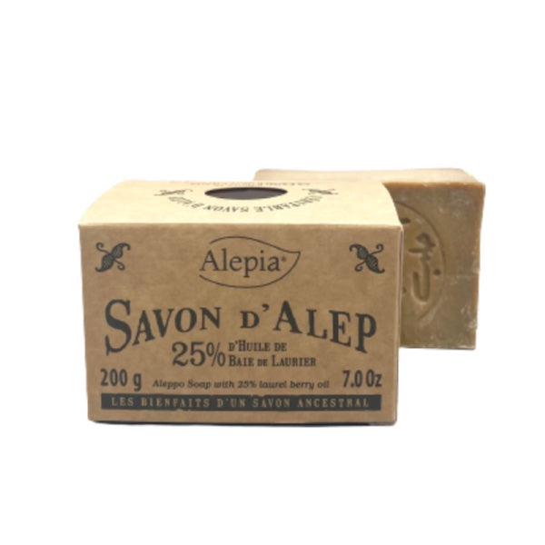 ALEPIA - SAVON D'ALEP AUTHENTIQUE 25% - 200g